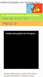 Mobile Screenshot of kfo-hammerpark.de